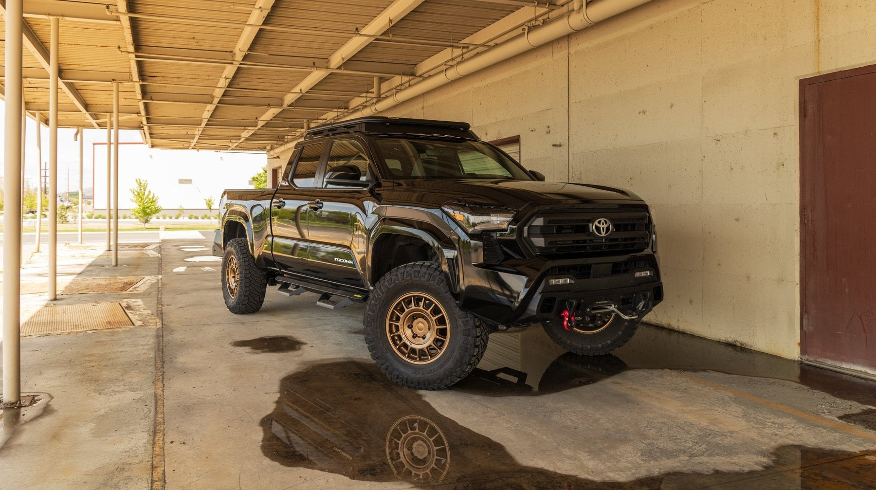 SmittyBilt Defender Series Flatform Roof Rack Kit for 2024-2026 Toyota Tacoma