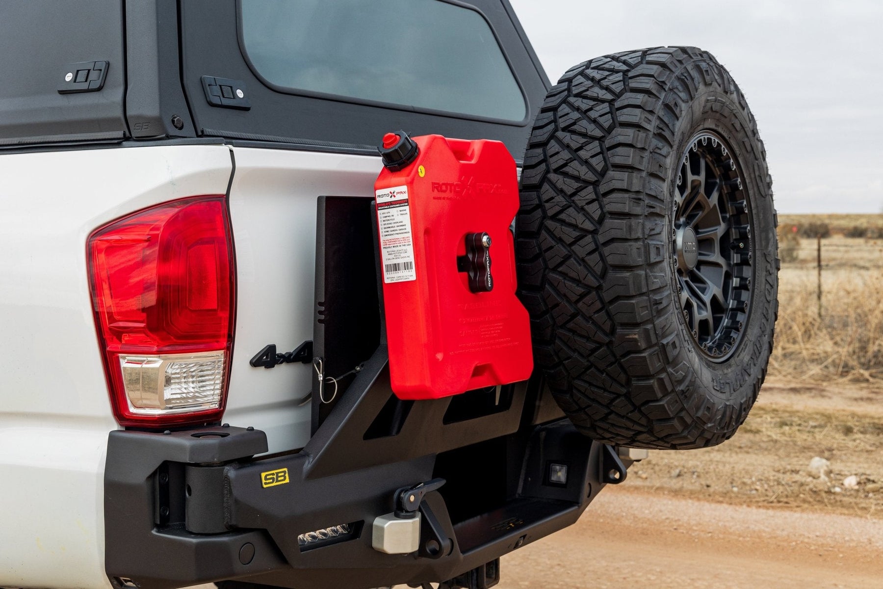 Smittybilt Modular High Clearance Rear Bumper & LED Lights for 2016-2023 Toyota Tacoma