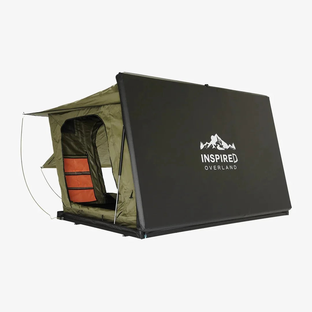 Inspired Overland Trailpeak Rooftop Tent | Ultralight Side-Opening Roof Tent (84 lbs)