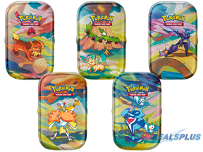 Pokemon Vibrant Paldea Mini Tins Display Case