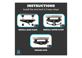Roof Top Tent Locking Mount