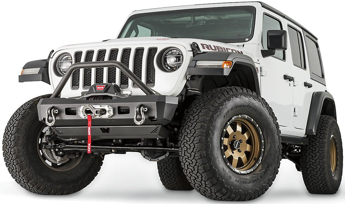 WARN Elite Stuby Front Bumper 18-26 Jeep Wrangler JL & Gladiator JT – Heavy-Duty 12,000 lb Rated