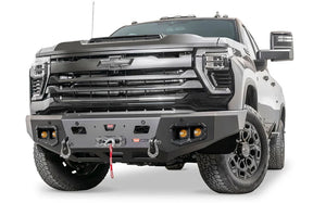 WARN Ascent Front Bumper | 2024-2026 Silverado 2500HD & 3500HD | Winch Ready