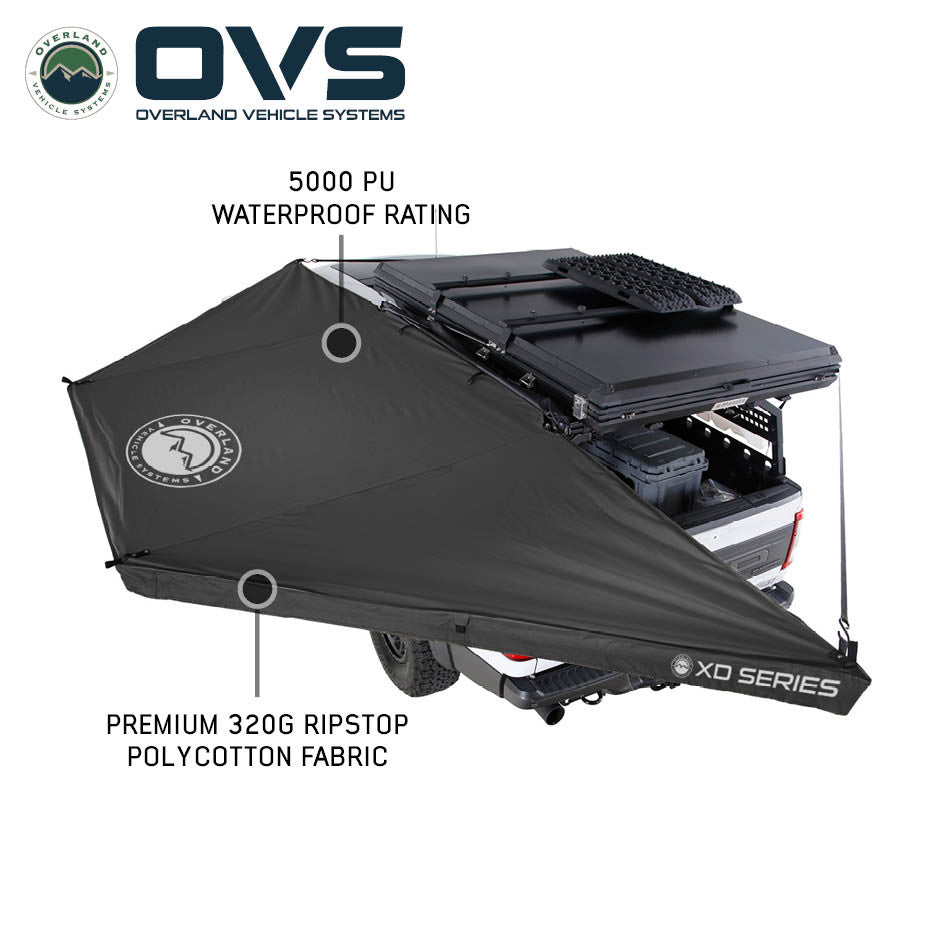 OVS XD Nomadic 180 LTE Awning – Compact 180° Overland Shade Shelter