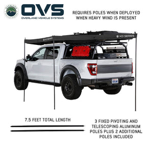 OVS XD Nomadic 180 LTE Awning – Compact 180° Overland Shade Shelter