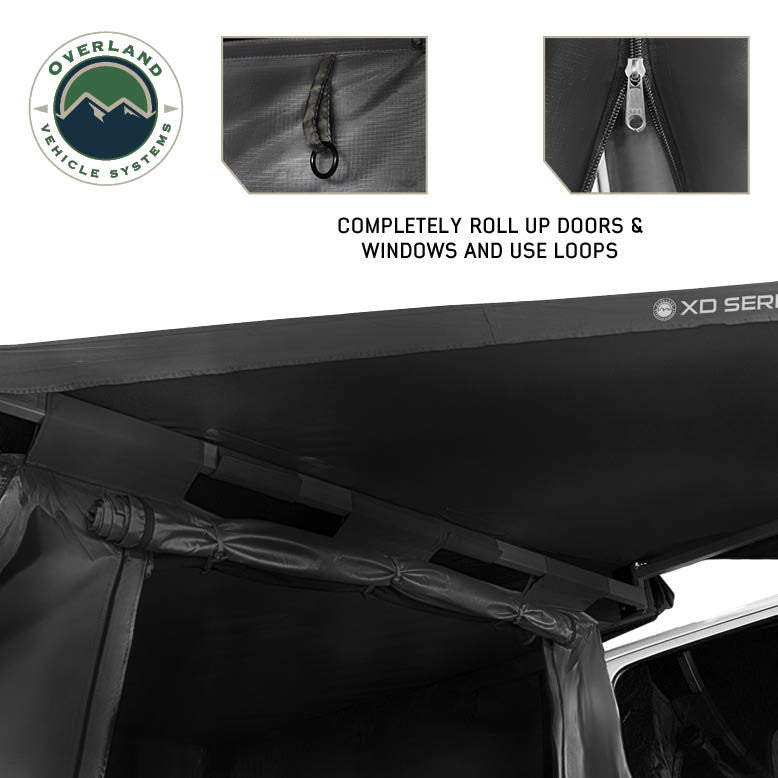 OVS XD Nomadic 270/180 Awning Annex Room Enclosure - Black