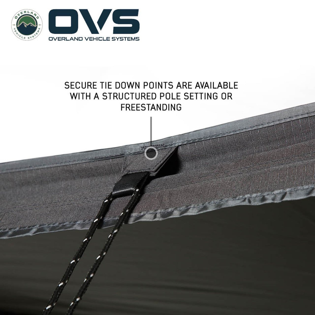 OVS XD Nomadic 270 LTE Awning – 270° Compact Overland Shade Shelter