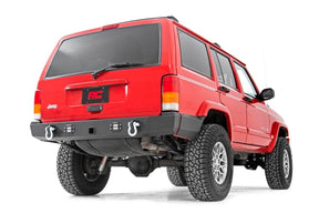 Rough Country High Clearance Rear Bumper With LED Lights for (84-01) Cherokee XJ 2WD / 4WD