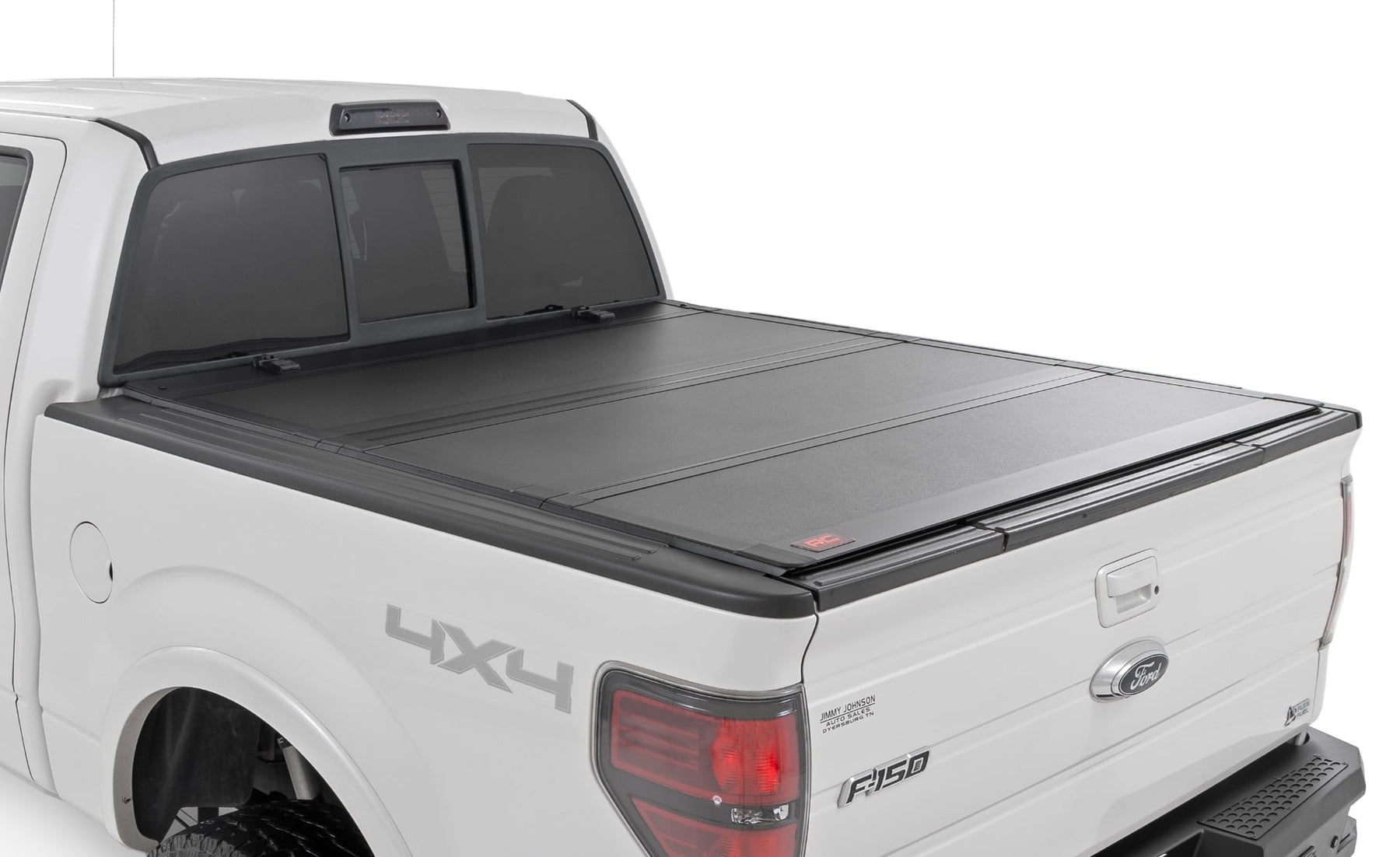 Rough Country Hard Tri-Fold Flip Up Bed Cover for 2004-2014 Ford F-150