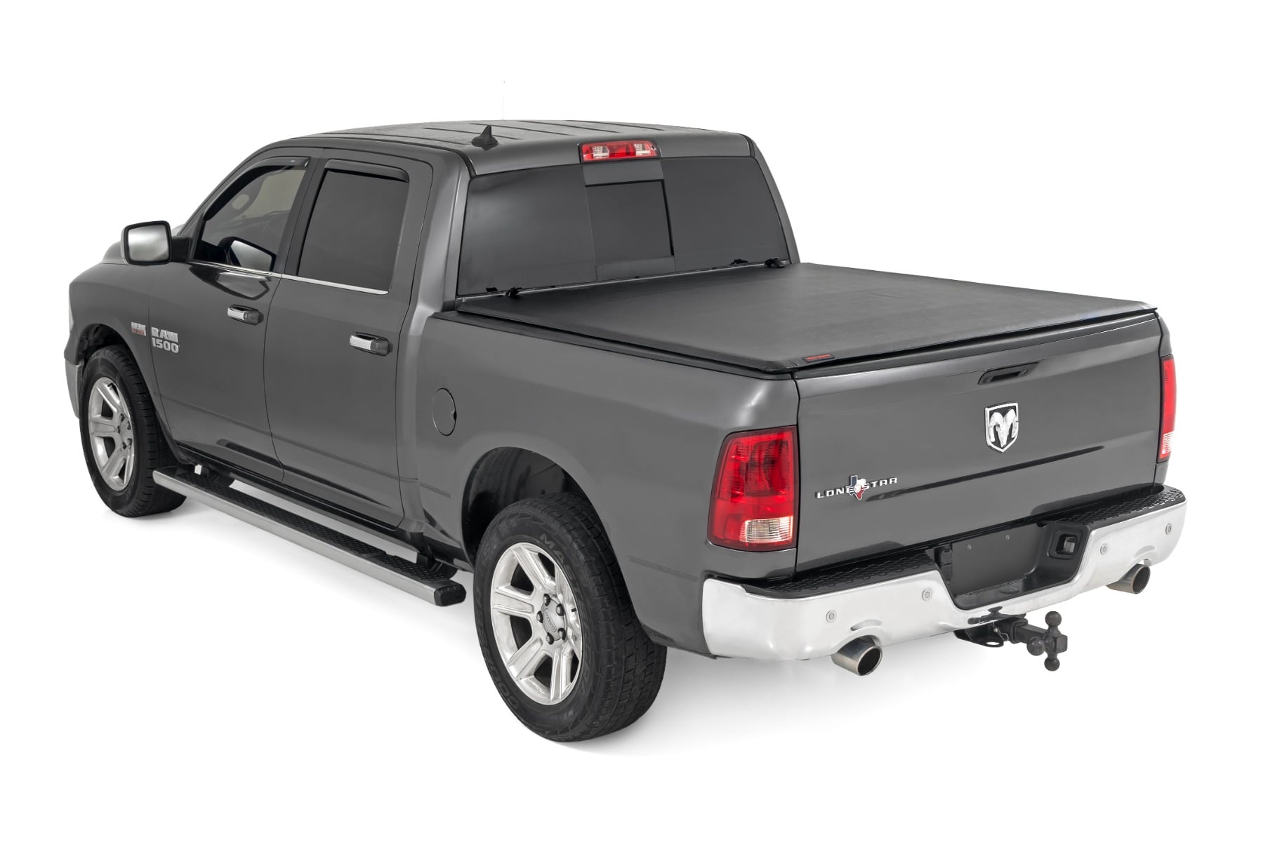 Rough Country Soft Roll Up Bed Cover for 2011-2026 Ram 1500 & 2500