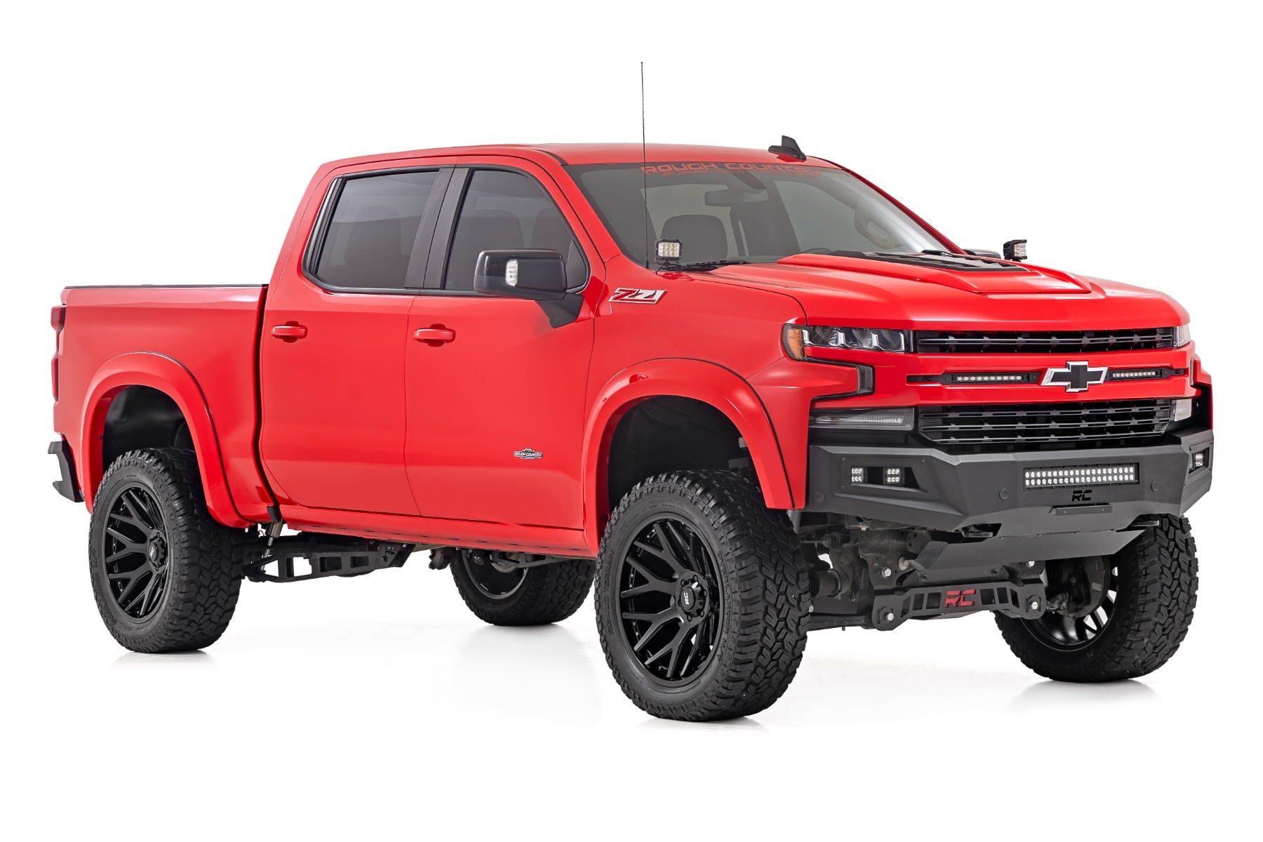 Rough Country Sport Fender Flares for 2019-2026 Chevy Silverado 1500