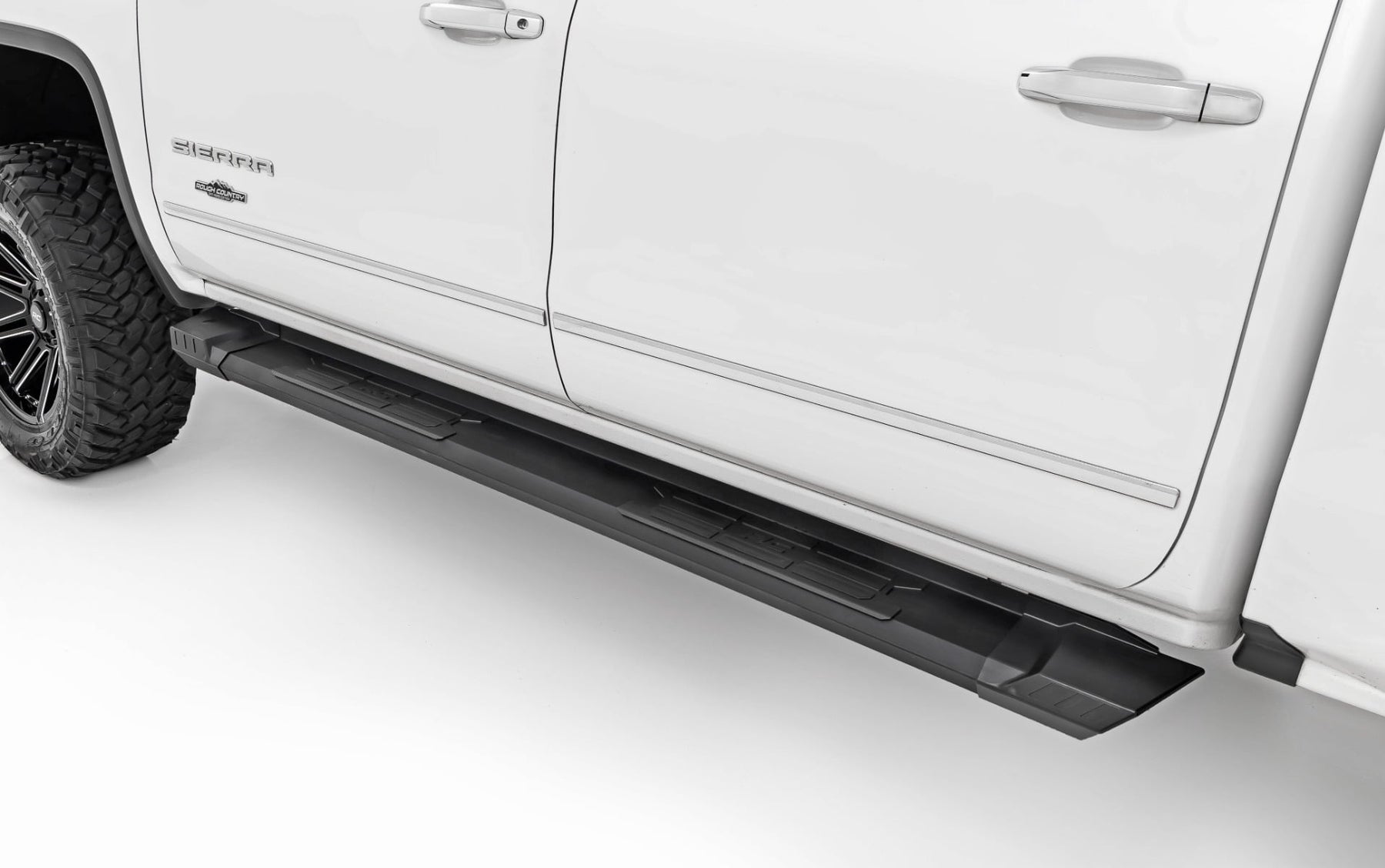 Rough Country HD2 Aluminum Running Boards Chevy/GMC 1500 & 2500HD/3500HD (07-19 & Classic)
