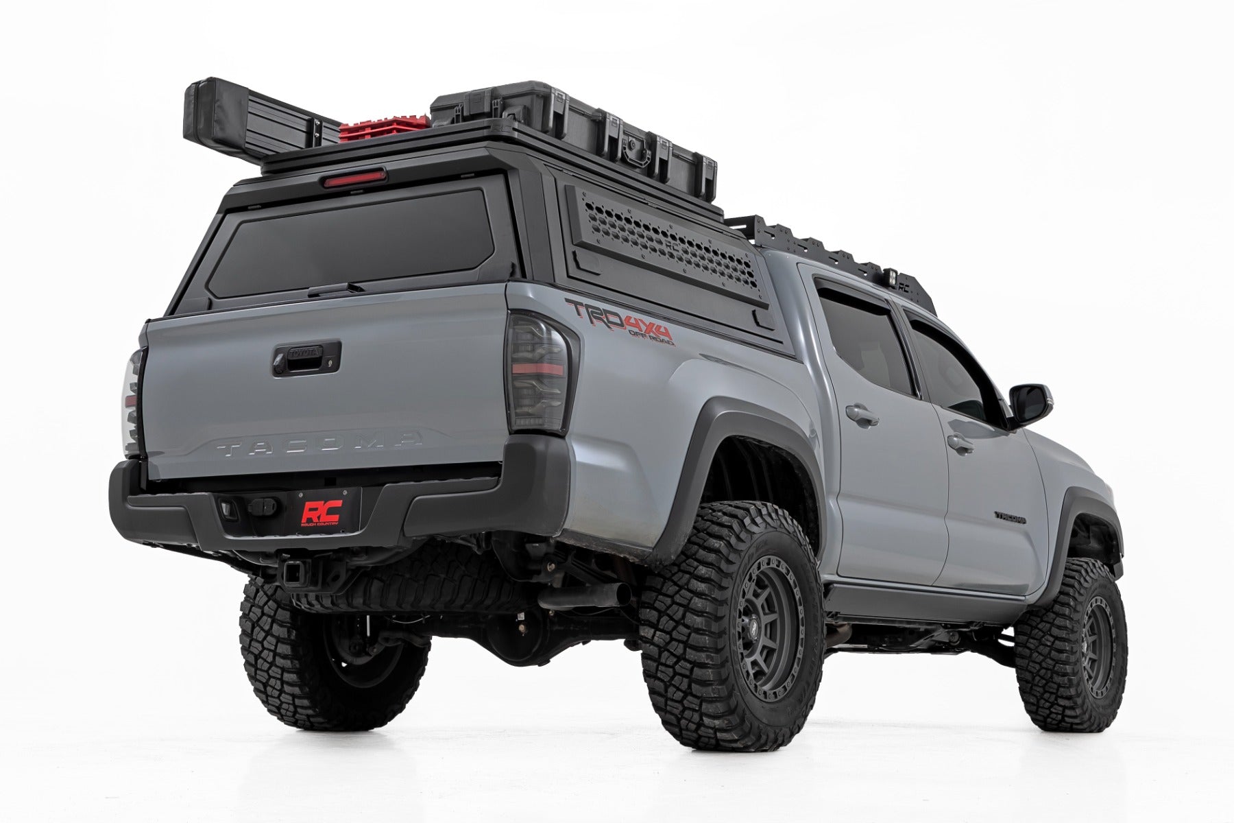 Rough Country Bed Cap Flat Roof Rack for 2016-2023 Toyota Tacoma