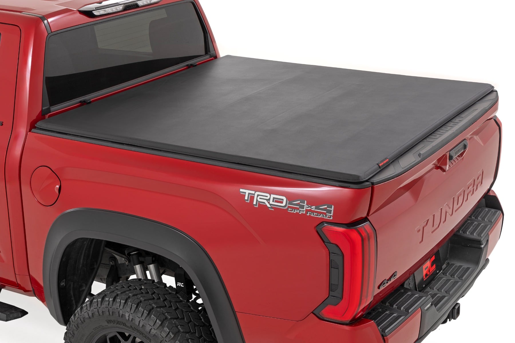 Rough Country Soft Tri-Fold Bed Cover for 2022-2026 Toyota Tundra