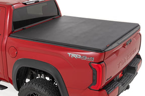 Rough Country Soft Tri-Fold Bed Cover for 2022-2026 Toyota Tundra