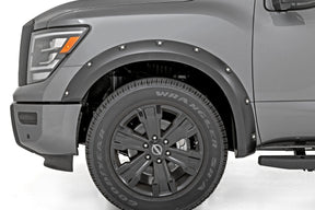 Rough Country Pocket Fender Flares for 2017-2024 Nissan Titan