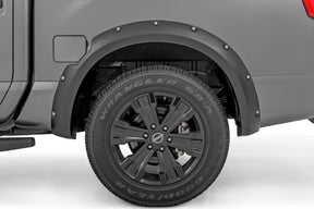 Rough Country Pocket Fender Flares for 2017-2024 Nissan Titan