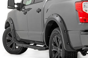 Rough Country Pocket Fender Flares for 2017-2024 Nissan Titan