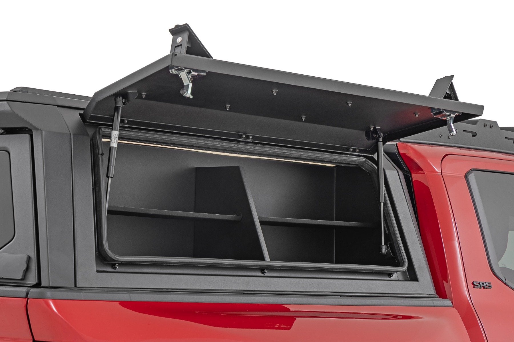 Rough Country Bed Cap Side Shelf Bin | Passenger Side | 2016–2026 Toyota Tacoma