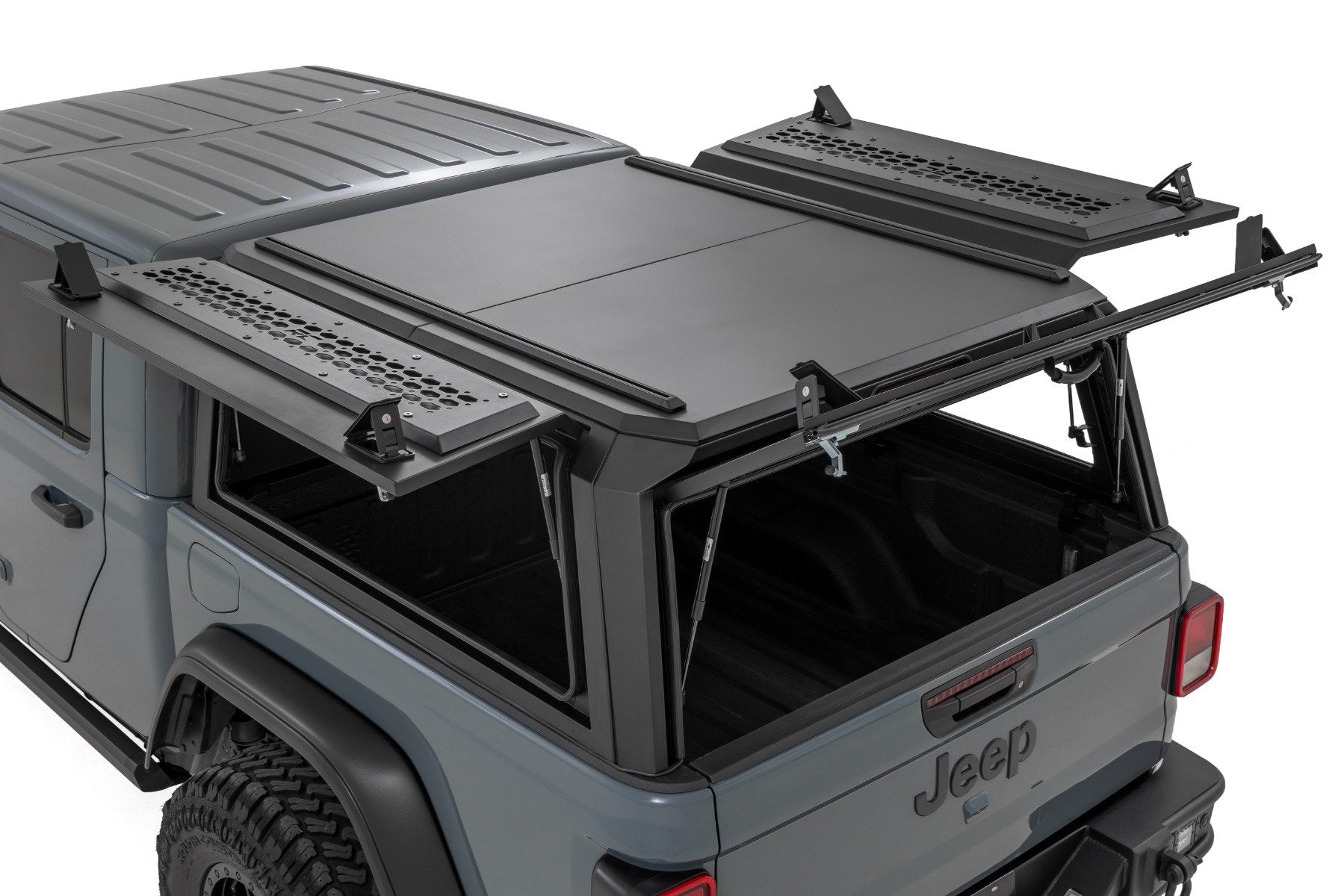 Rough Country Modular Stainless Steel Bed Cap for 2020-2026 Jeep Gladiator JT