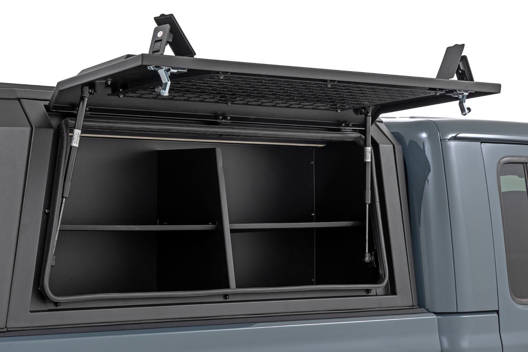 Rough Country Bed Cap Passengers Shelf Storage Bin for 2020-2026 Jeep Gladiator JT