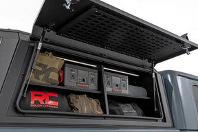 Rough Country Bed Cap Passengers Shelf Storage Bin for 2020-2026 Jeep Gladiator JT