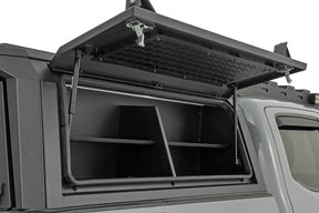 Rough Country Bed Cap Side Shelf Storage Bin for 2016-2023 Toyota Tacoma