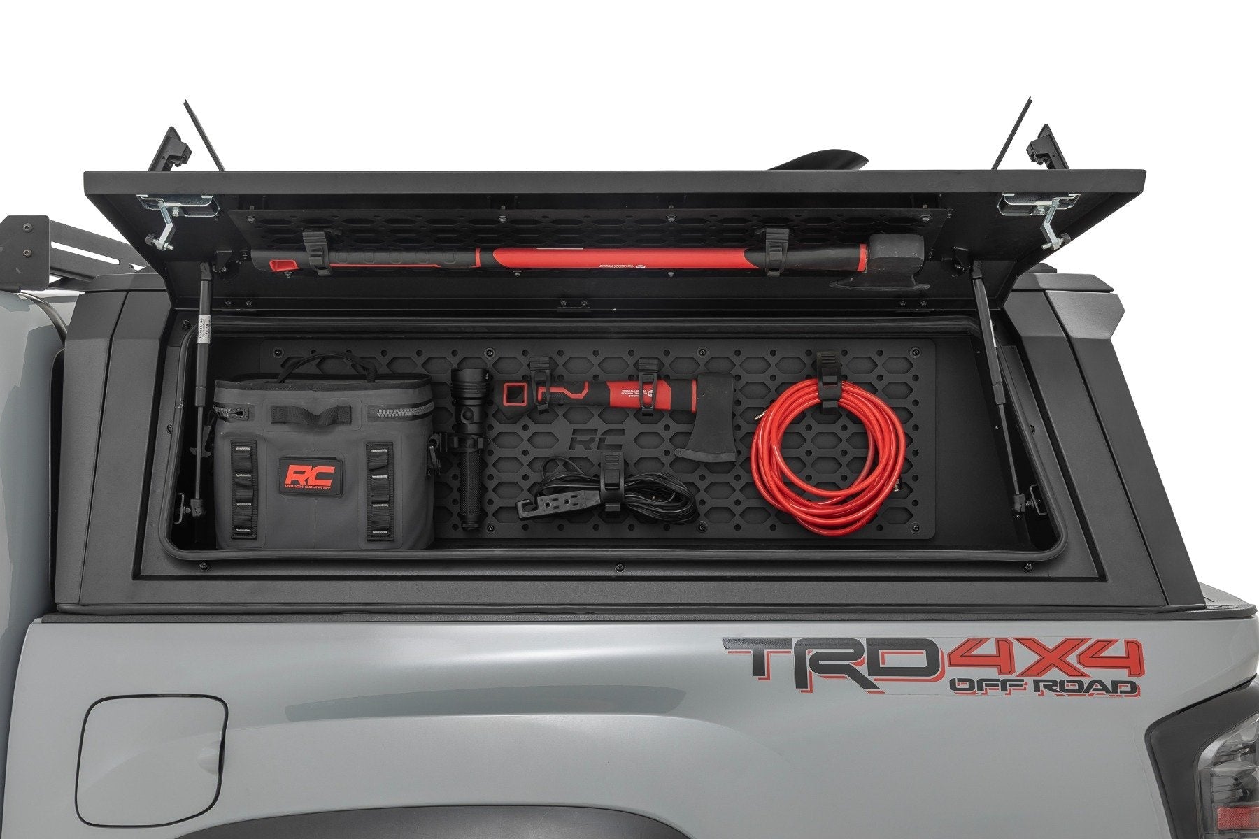 Rough Country Modular Stainless Steel Bed Cap for 2016-2023 Toyota Tacoma 5′ Bed