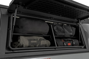 Rough Country Bed Cap Side Shelf Storage Bin for 2016-2023 Toyota Tacoma