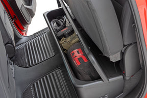 Rough Country Under Seat Storage with Locking Lid for 2019-2026 Chevy/GMC 1500 & 2500HD/3500HD
