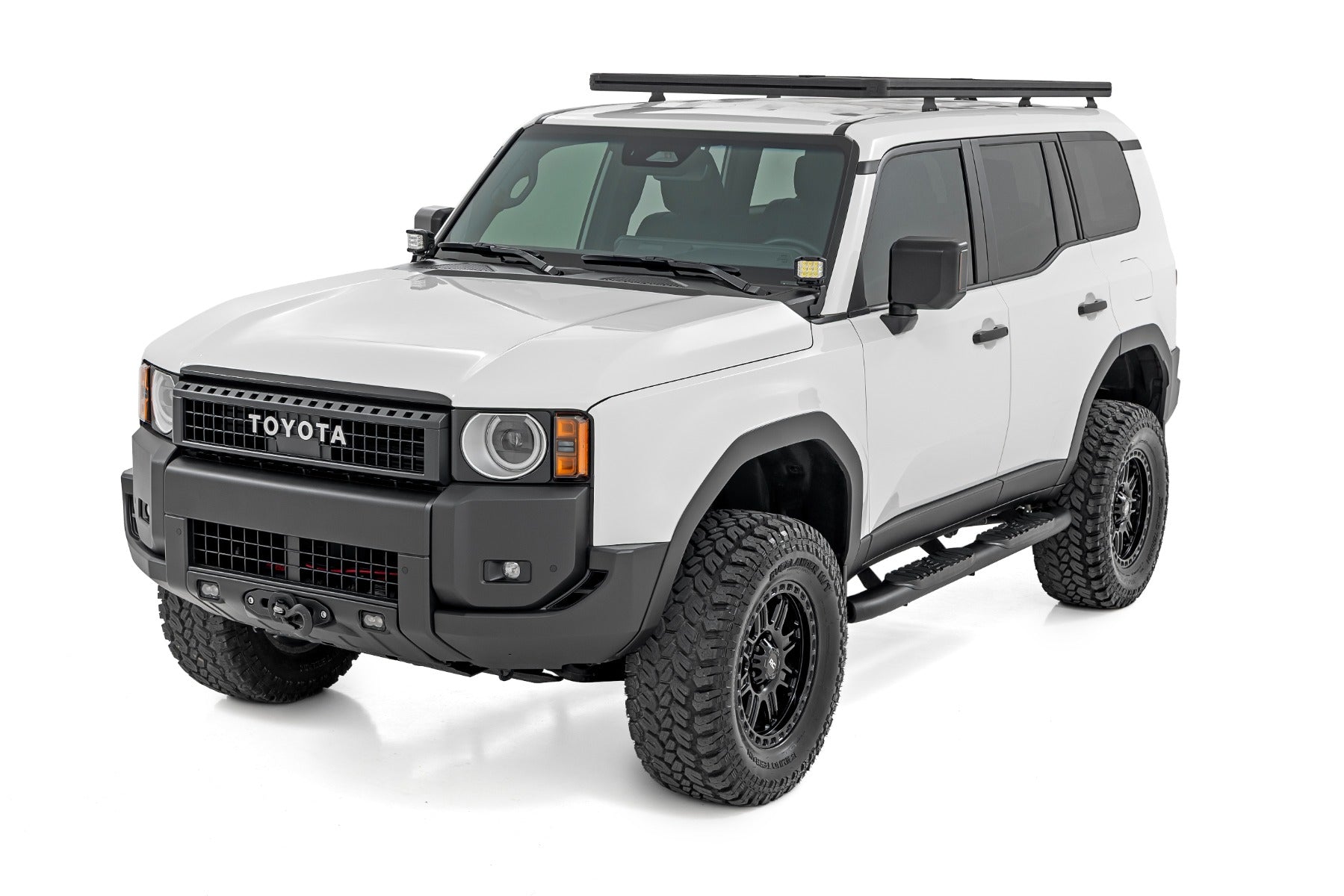 RC Oval Bolt On Nerf Steps for 2024-2026 Toyota Land Cruiser - Recon Recovery