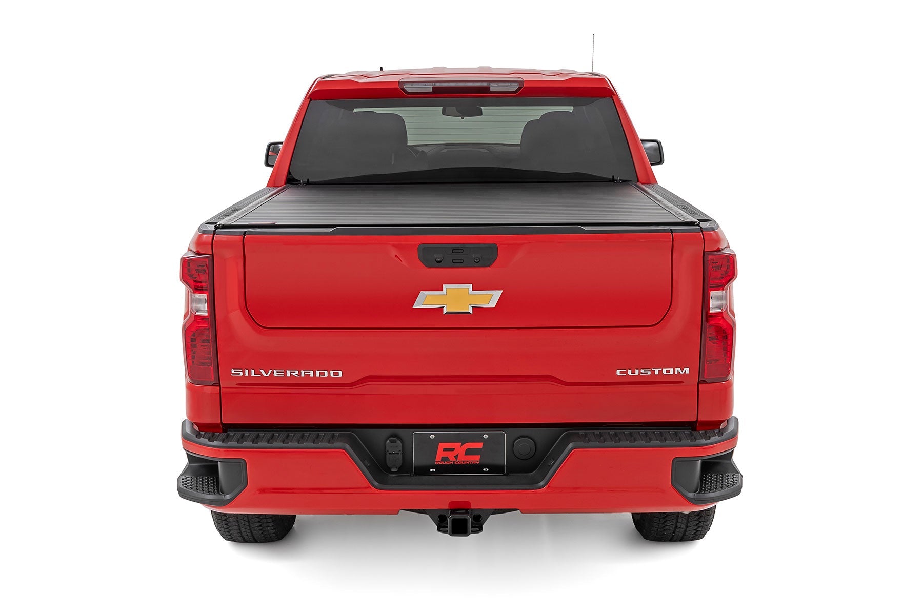 Rough Country Hard Roll up Tonneau Cover for 2019-2026 GM Silverado Sierra 1500 - Recon Recovery
