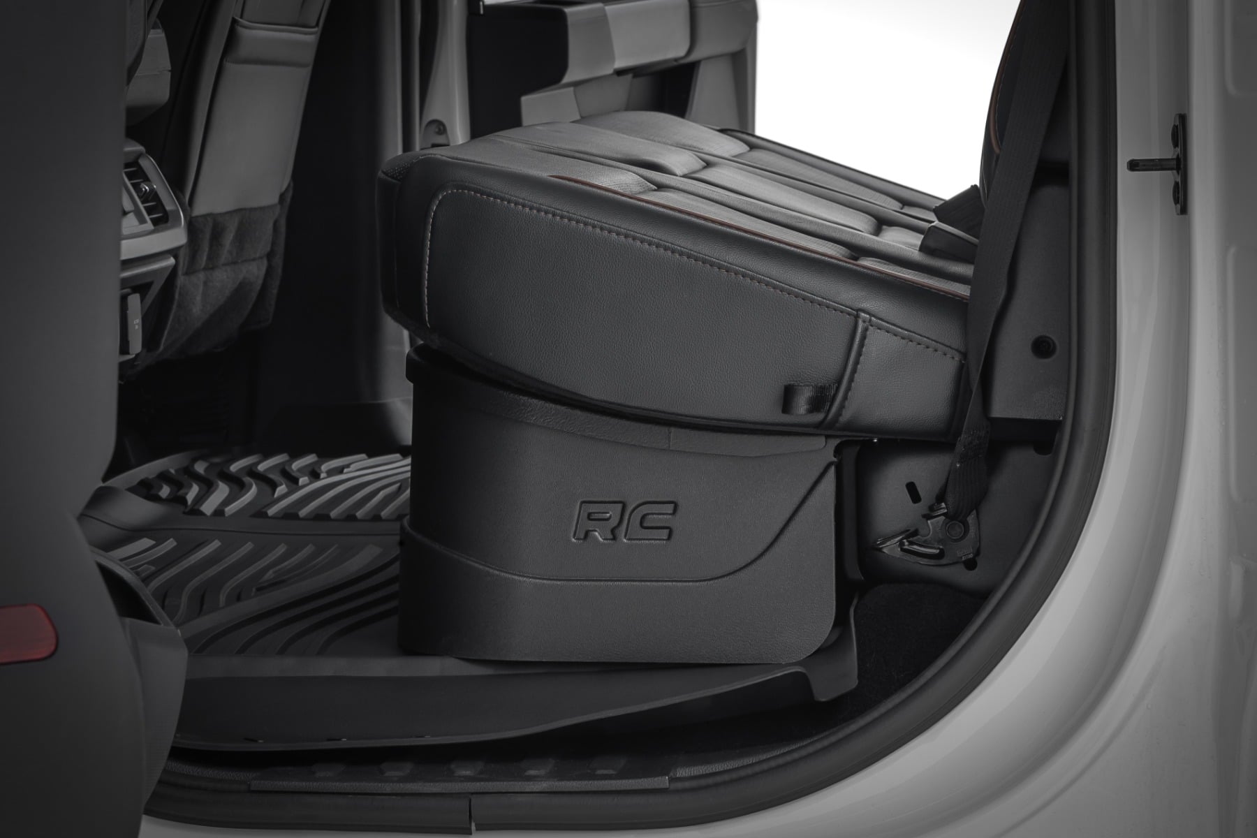 Rough Country Under Seat Storage with Locking Lid for 2015-2026 Ford F-150 & F-250/F-350/Raptor
