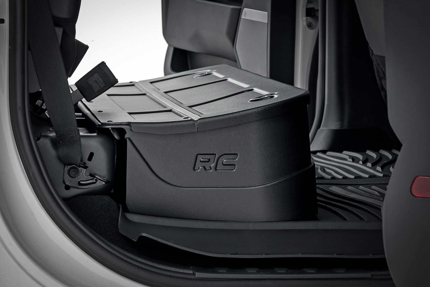 Rough Country Under Seat Storage with Locking Lid for 2015-2026 Ford F-150 & F-250/F-350/Raptor
