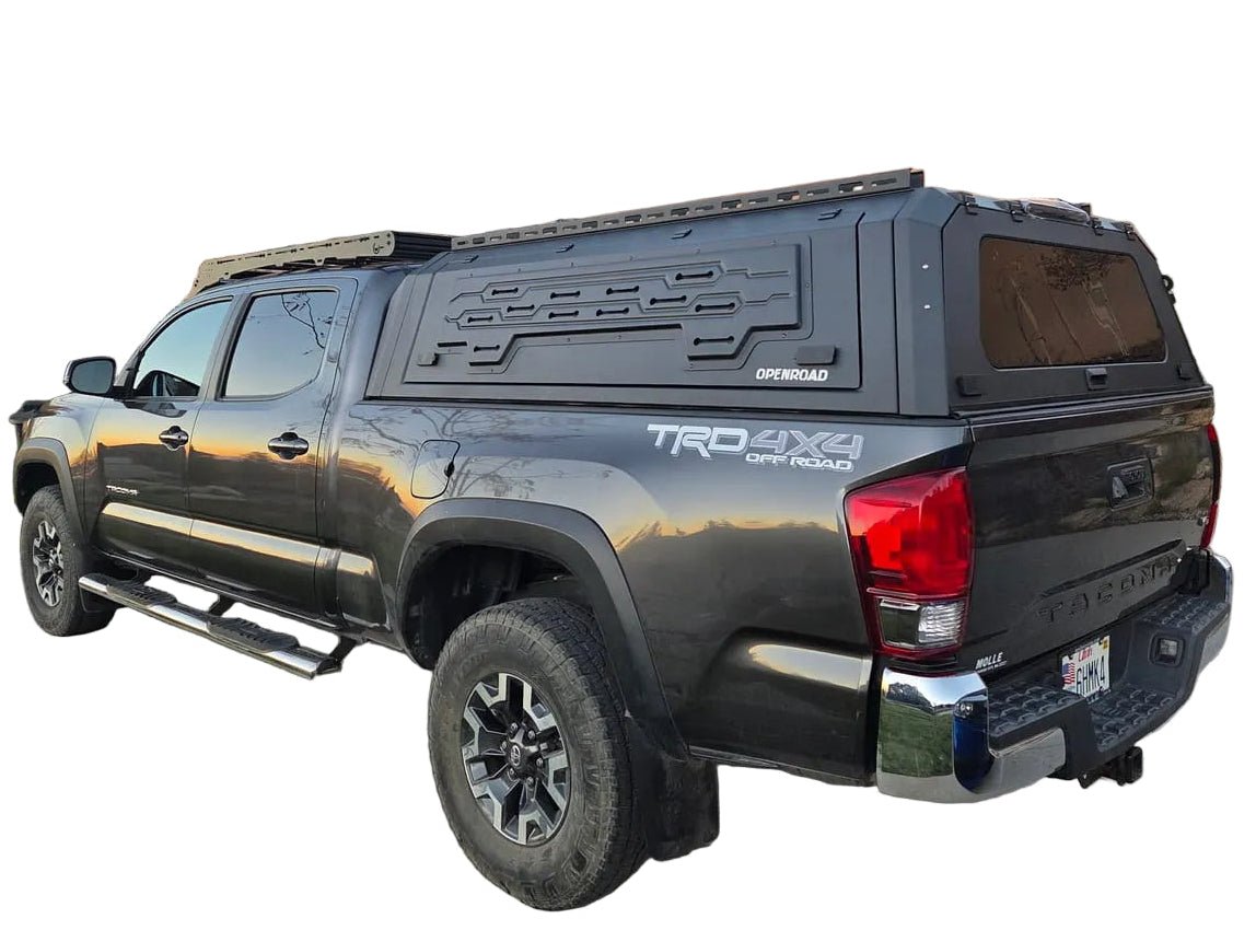 Openroad Aluminum Light Weight Modular Truck Cap for 2016-2023 Toyota Tacoma 6ft Bed