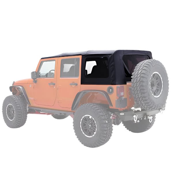 Smittybilt OEM Replacement Soft Top For 2007-2009 Jeep Wrangler JKU- Black Diamond