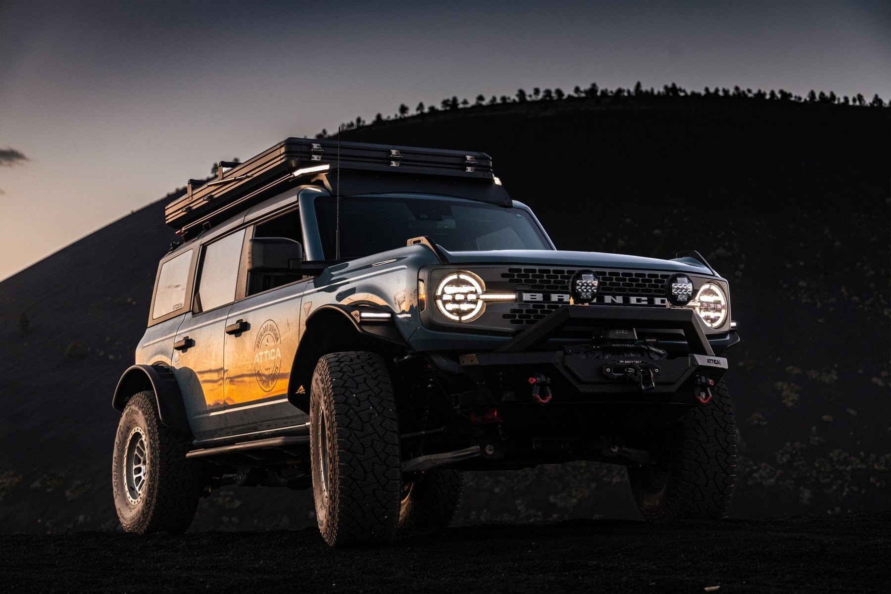 Attica 4x4 Rogue Series LED Replacement Head Lights for 2021-2026 Ford Bronco - Recon Recovery