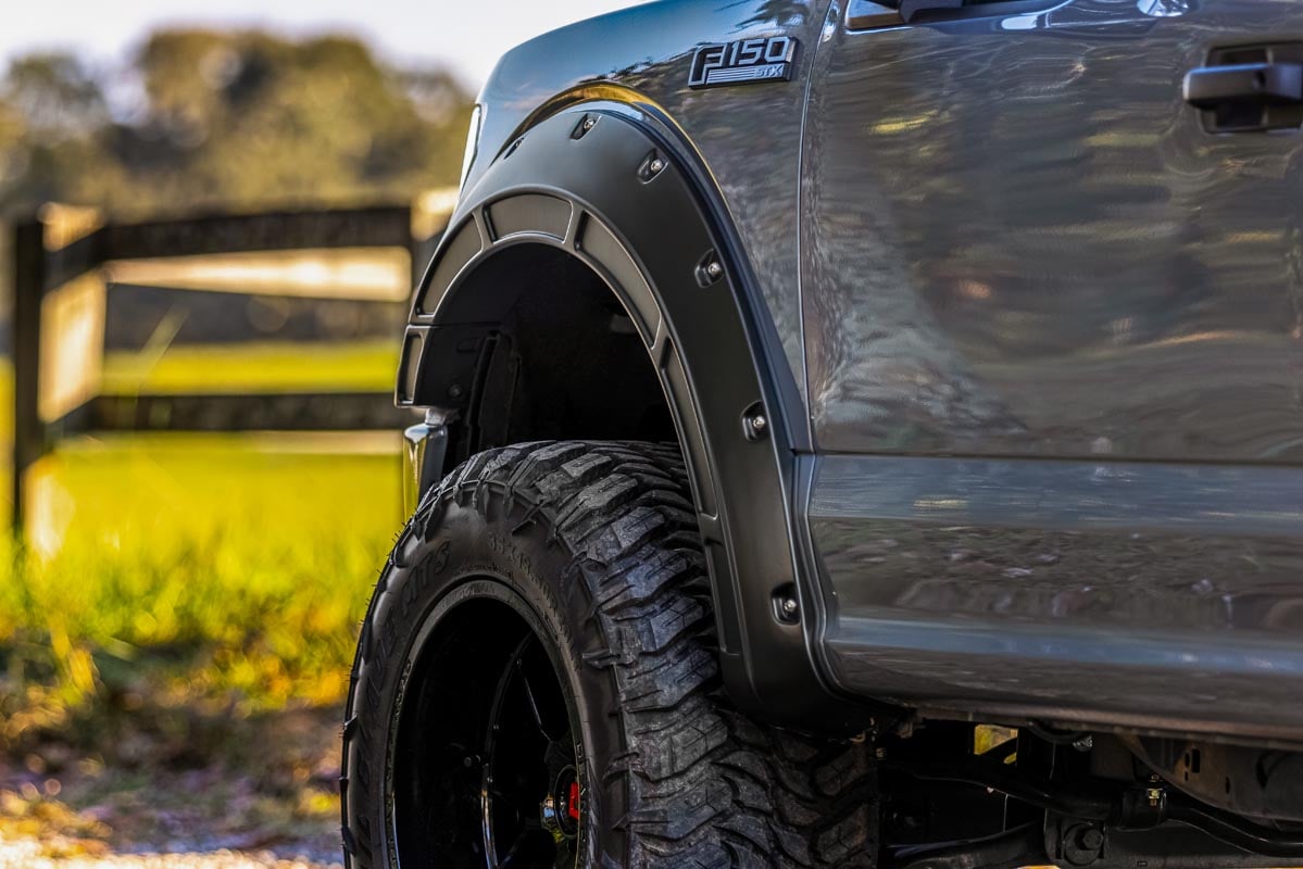 Rough Country Defender Fender Flares for 2015-2020 Ford F-150