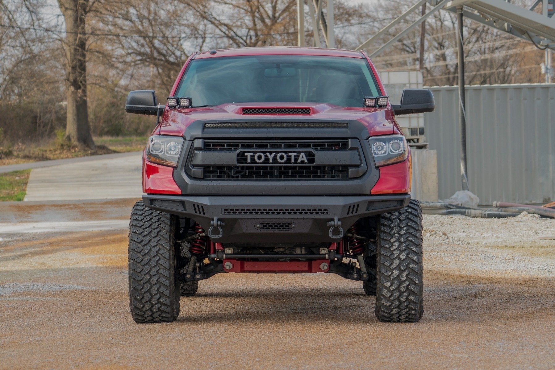 Rough Country High Clearance Front Bumper for 2014-2021 Toyota Tundra - Recon Recovery