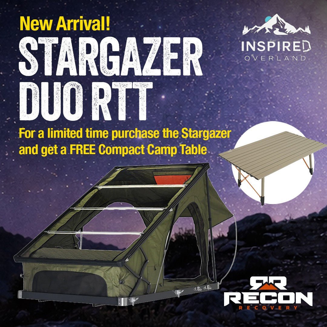 Inspired Overland Stargazer Duo Rooftop Tent | Lightweight RTT