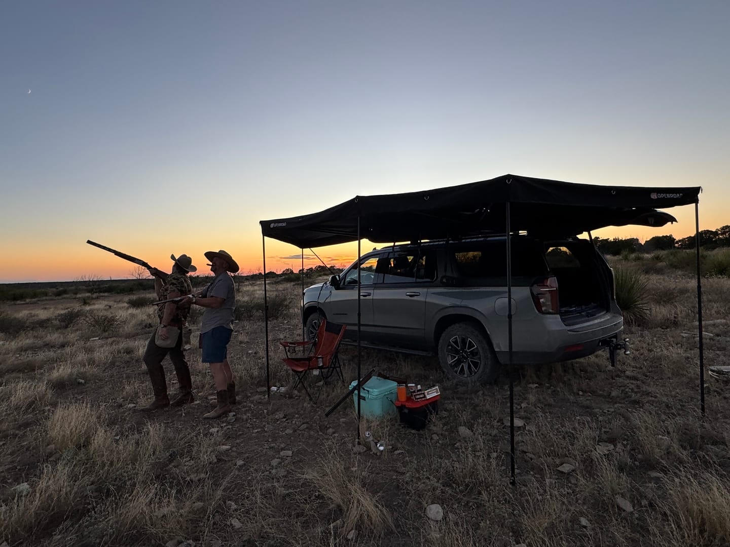 Openroad Plus Size 270 Degree Free Standing Overland Awning With LEDs & Mounting Hardware