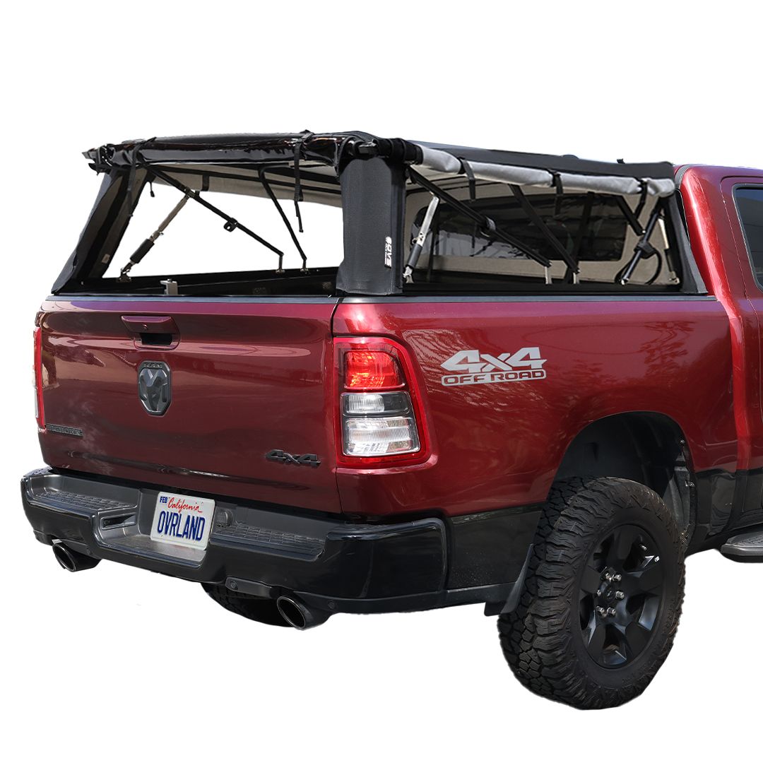 Explorer Soft Shell Bed Topper 2019-2026 Ram 1500 5.7' Bed | OVS Black Diamond