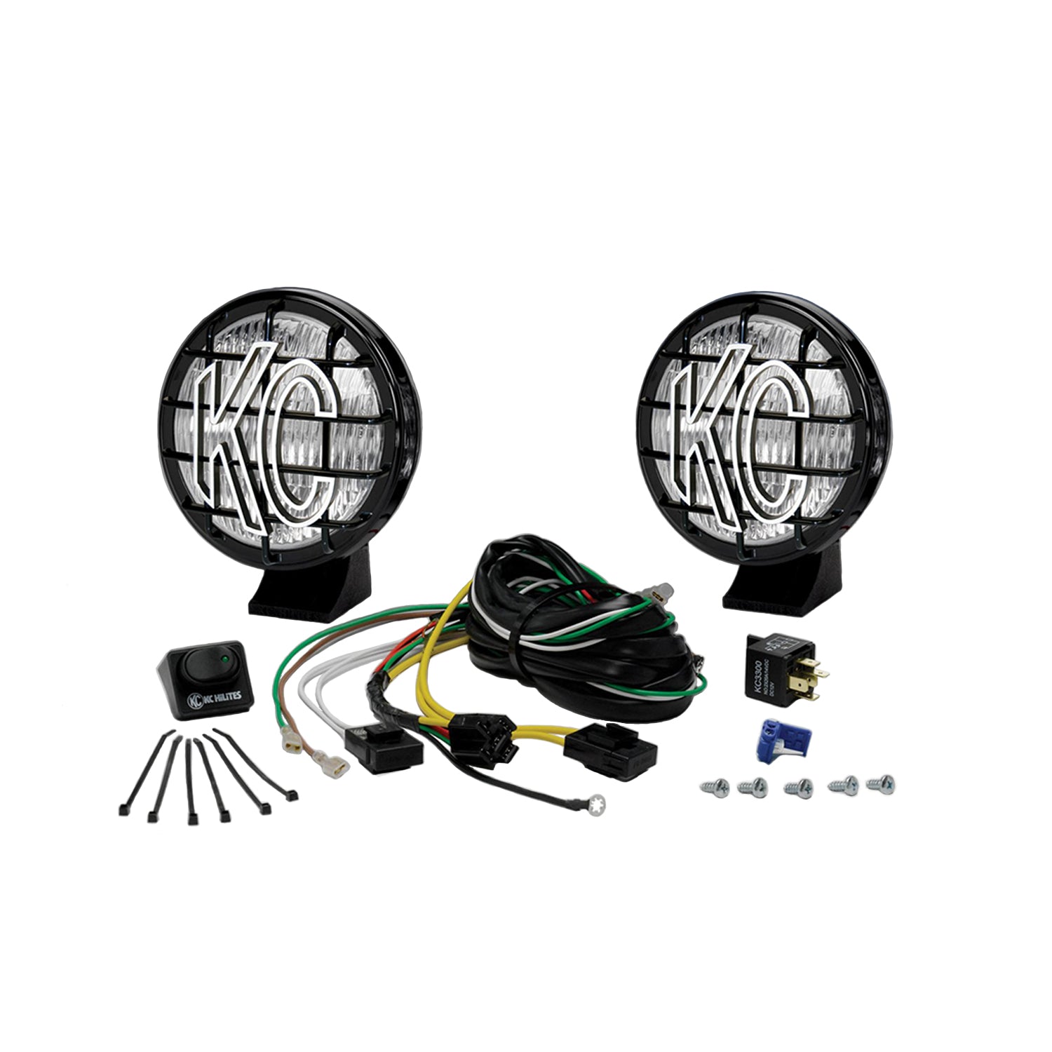 KC HiLites 5" Apollo Pro Halogen - 2-Light System - 55W Fog Beam