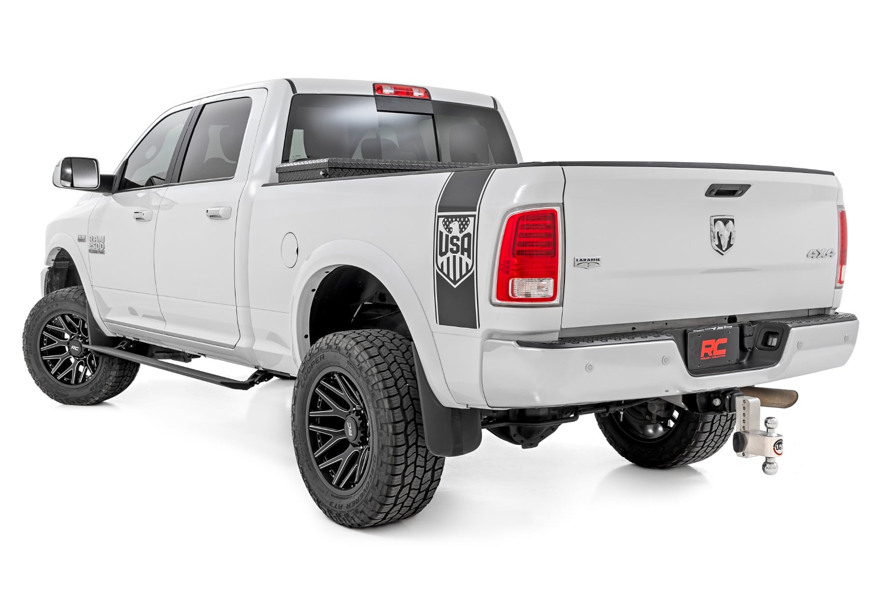Rough Country Power Running Boards for 2011-2026 Ram 2500 & 3500