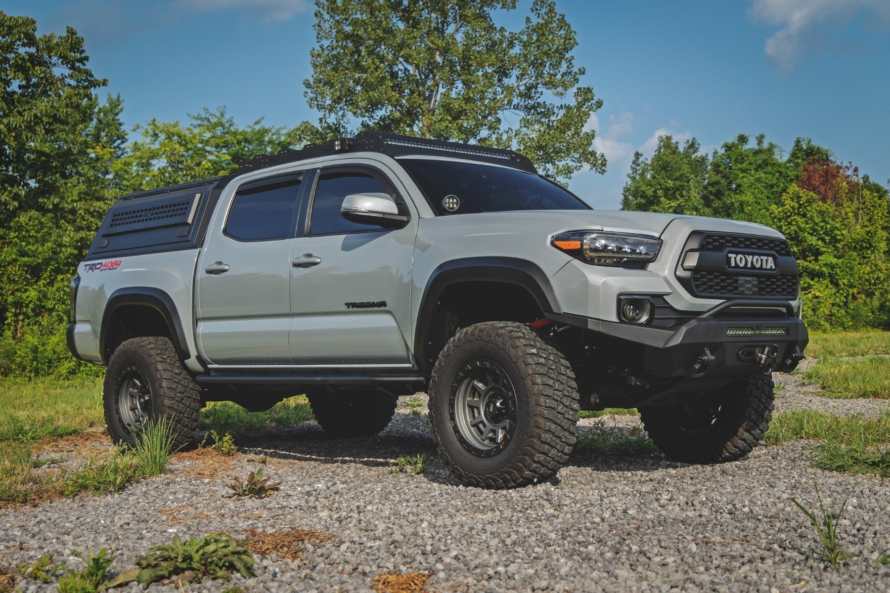 Rough Country Modular Stainless Steel Bed Cap for 2016-2023 Toyota Tacoma 5′ Bed