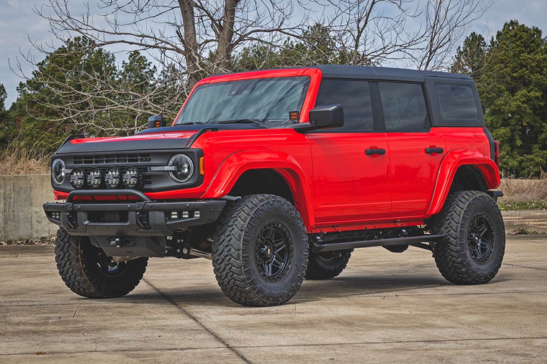 RC Bolt On Power Retractable Running Boards for 2021-2026 Ford Bronco 4 Door