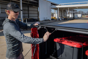Rough Country Hard Roll up Tonneau Cover for 2019-2026 GM Silverado Sierra 1500 - Recon Recovery