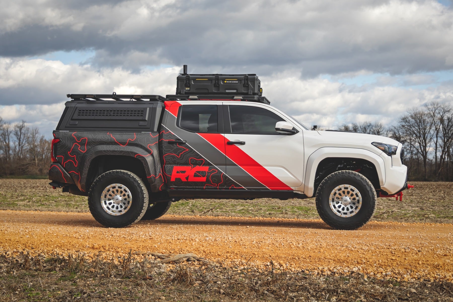 Rough Country No Drill Roof Rack - Double Cab - Toyota Tacoma 2WD/4WD (2024-2026)