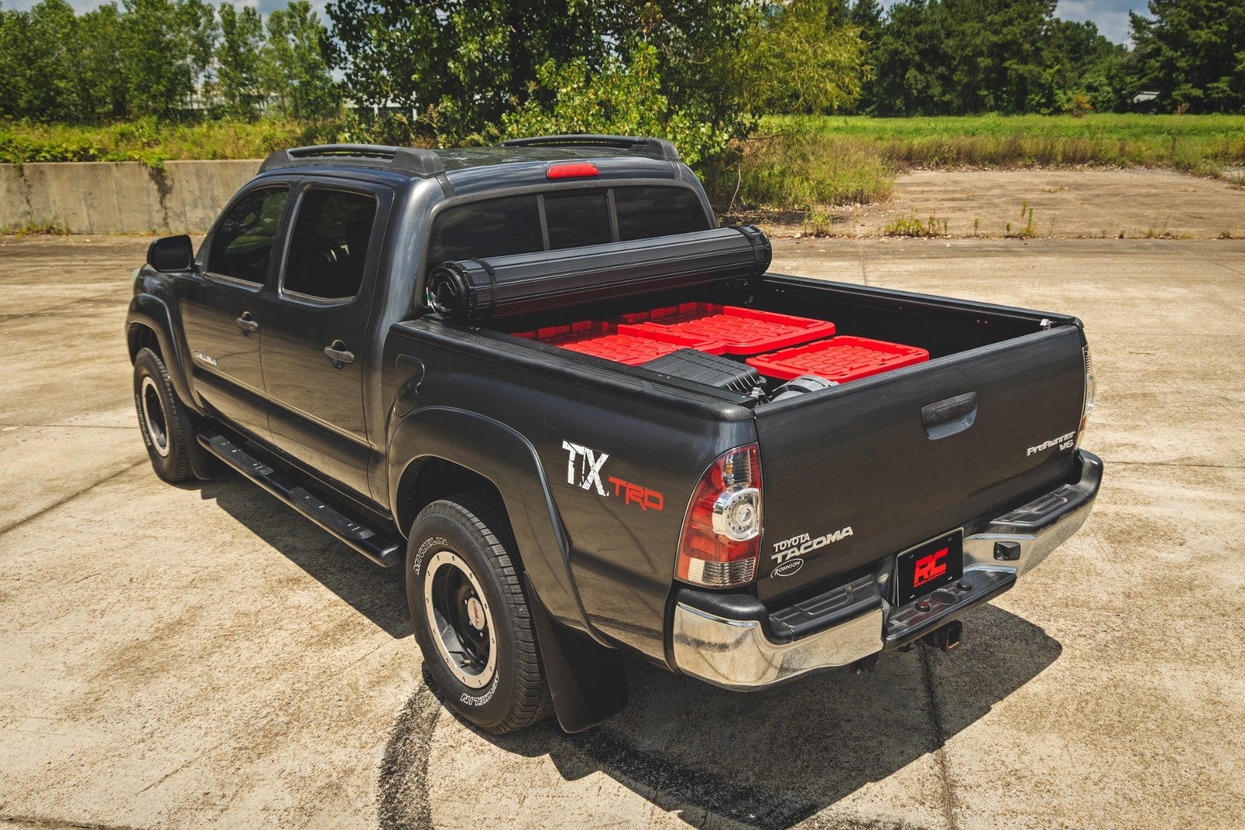 RC Low Profile Roll-Up Tonneau Cover for 2005-2015 Toyota Tacoma 5ft Bed
