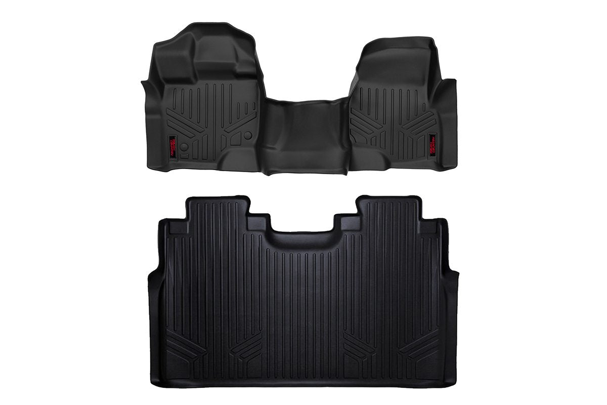 Rough Country Floor Mats | Front & Rear | Crew | Chevy/GMC Canyon/Colorado 2WD/4WD (2015-2022)
